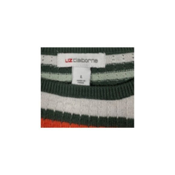 Liz Claiborne Striped Sweater Women's  - Size Large, Brand New With Tags - Picture 6 of 7